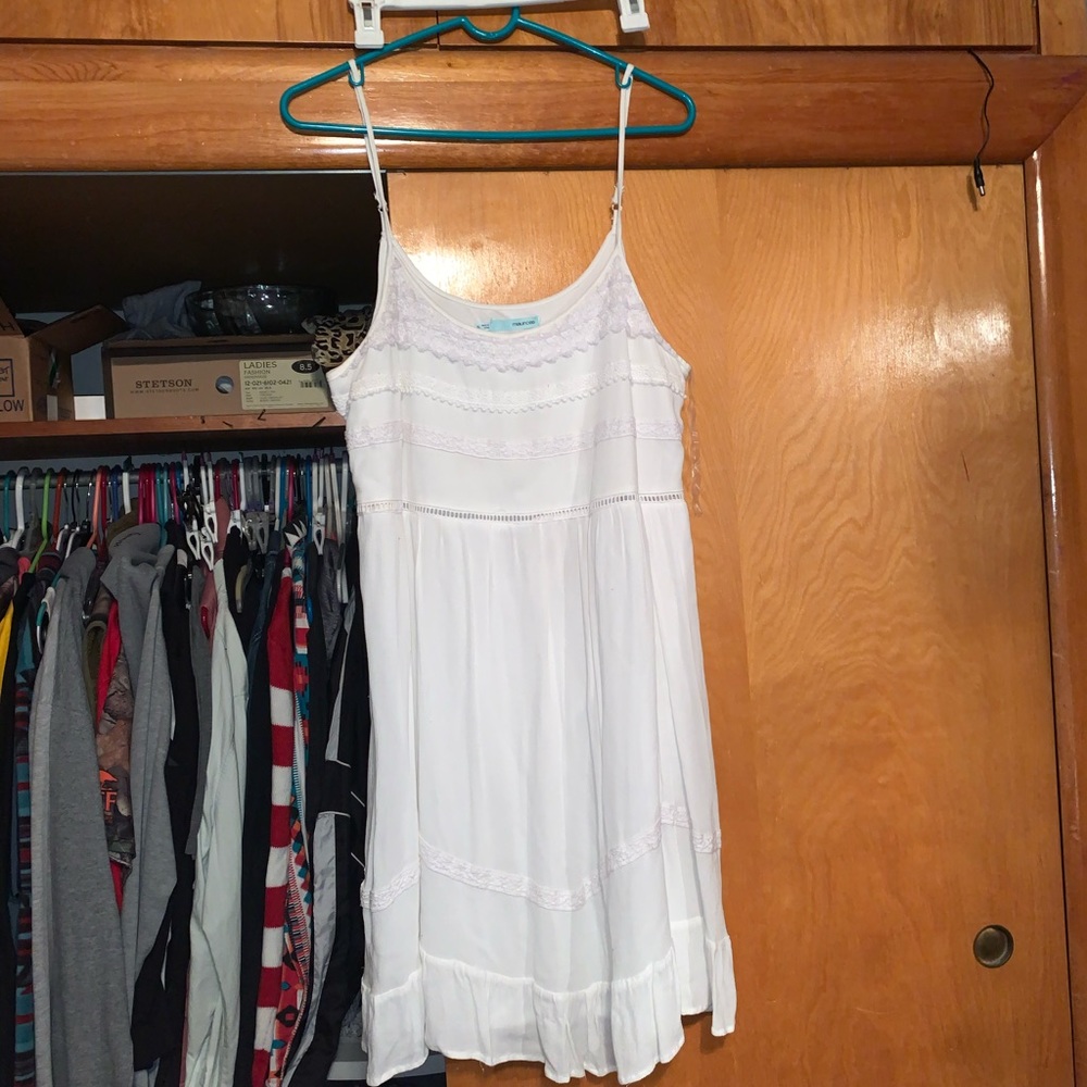 White Spaghetti strap Dress